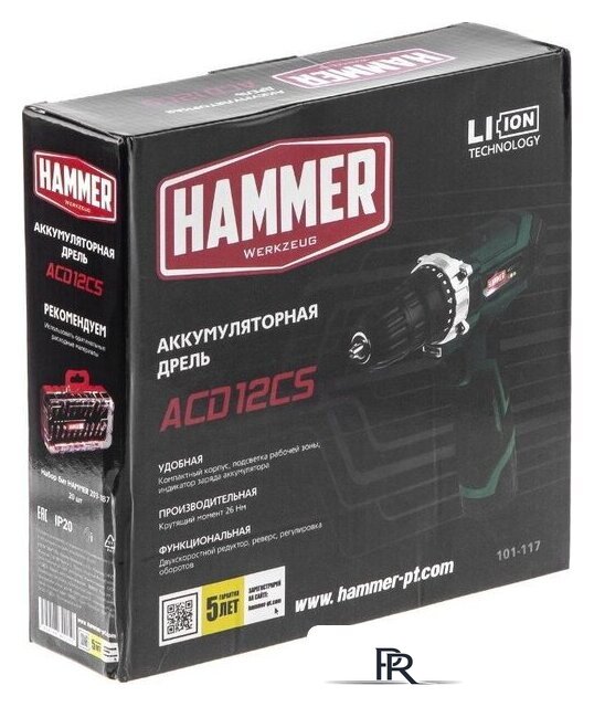 Дрель-шуруповерт Hammer ACD12CS (с 1-им АКБ) - Изображение №14 — Интернет-магазин ПроЗаказ