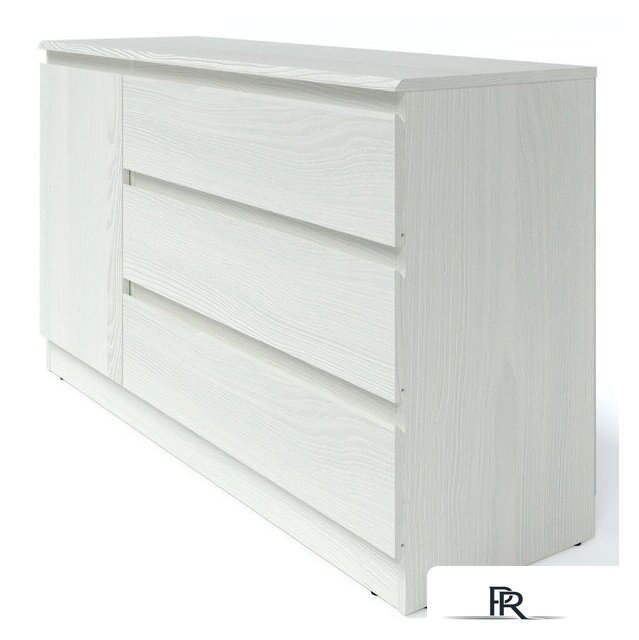 Тумба Евва Турин ТР-1D3S/YA-S (ясень снежный) - Изображение №4 — Интернет-магазин ПроЗаказ