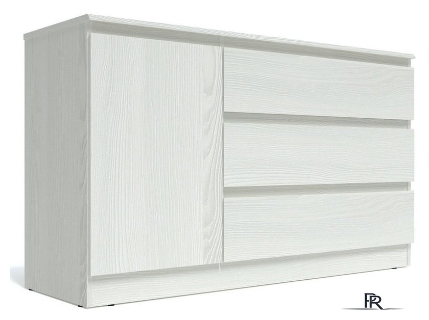 Тумба Евва Турин ТР-1D3S/YA-S (ясень снежный) - Изображение №3 — Интернет-магазин ПроЗаказ