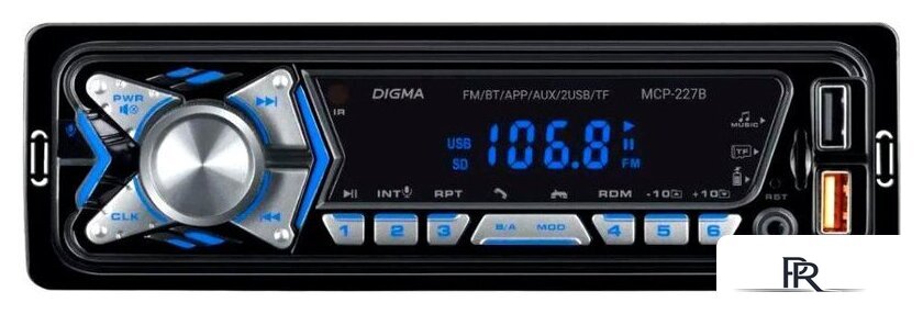 USB-магнитола Digma MCP-227B - Изображение №1 — Интернет-магазин ПроЗаказ