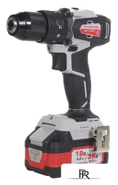 Ударная дрель-шуруповерт Интерскол ДАУ-13/36В 50 850.2.2.70 (с 2-мя АКБ, кейс) - Изображение №1 — Интернет-магазин ПроЗаказ