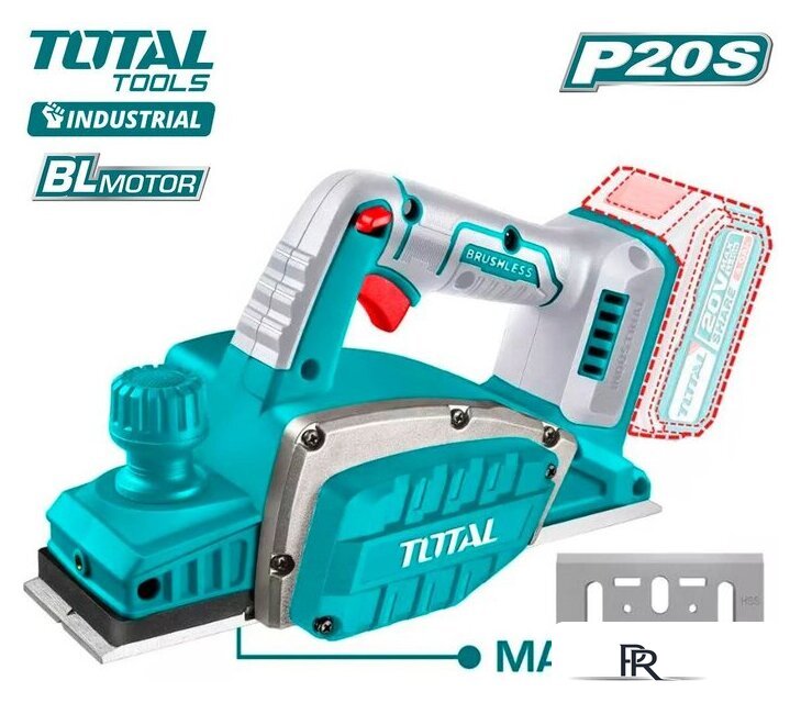 Рубанок Total TRLI20401 (без АКБ) - Изображение №1 — Интернет-магазин ПроЗаказ