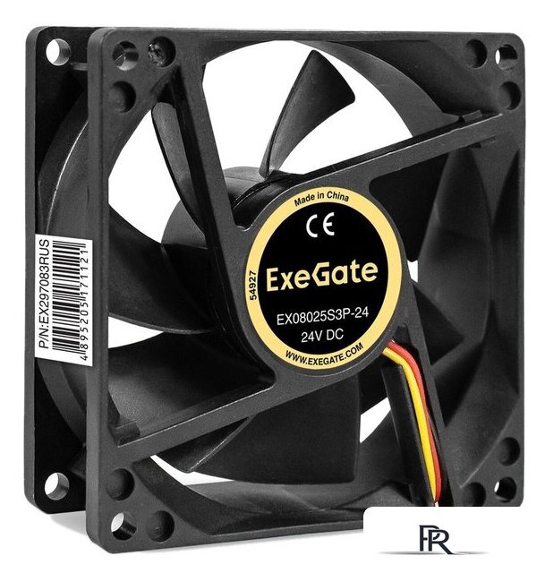 Вентилятор для корпуса ExeGate EX08025S3P-24 EX297083RUS - Изображение №1 — Интернет-магазин ПроЗаказ