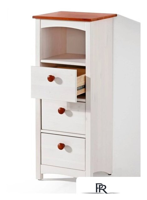  Диприз Тумба Paula Д.20037.1 (белый воск/черри) - Изображение №2 — Интернет-магазин ПроЗаказ