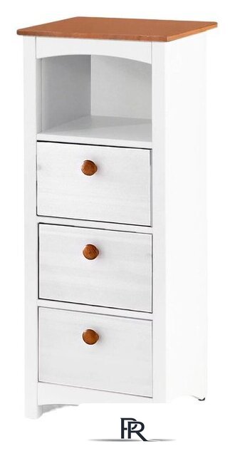  Диприз Тумба Paula Д.20037.1 (белый воск/черри) - Изображение №1 — Интернет-магазин ПроЗаказ