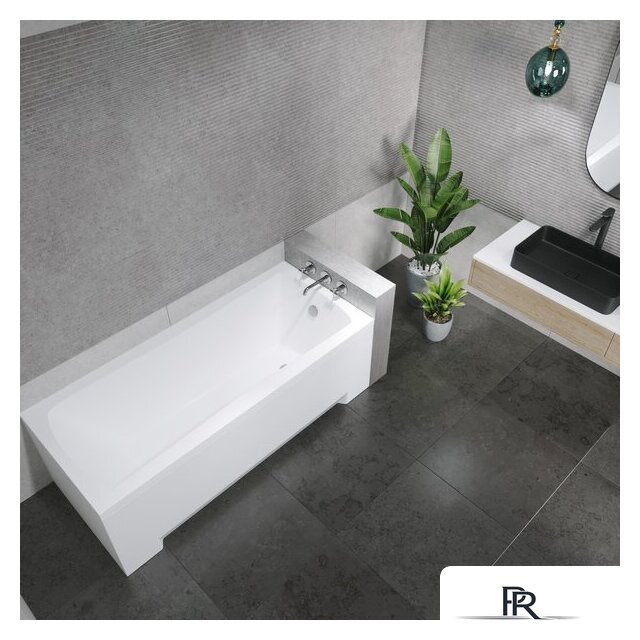 Ванна Lauter Bianca 140 21207140 (с ножками и сифоном 21Y11010 хром) - Изображение №8 — Интернет-магазин ПроЗаказ