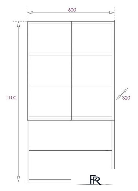  Onika Шкаф Маркус Нова 60 306011 - Изображение №5 — Интернет-магазин ПроЗаказ