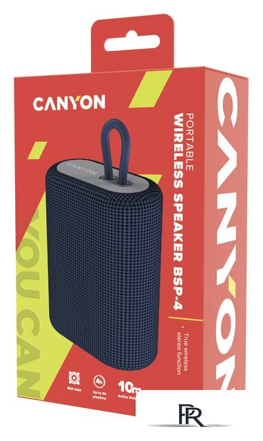 Беспроводная колонка Canyon BSP-4 (темно-синий) - Изображение №4 — Интернет-магазин ПроЗаказ