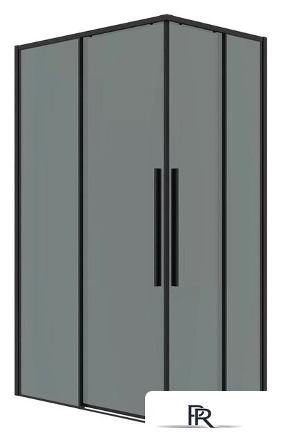 Душевой уголок Grossman Galaxy 90x70x195 300.K33.01.9070.21.10 (черный матовый/тонированное стекло) - Изображение №1 — Интернет-магазин ПроЗаказ