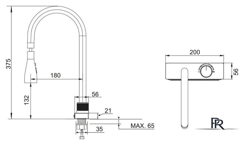 Смеситель РМС SUS130PVD-017F-2 - Изображение №5 — Интернет-магазин ПроЗаказ