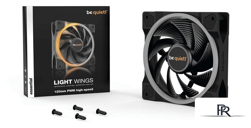 Вентилятор для корпуса be quiet! Light Wings 120mm high-speed PWM BL073 - Изображение №5 — Интернет-магазин ПроЗаказ