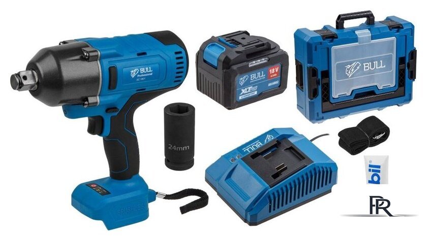 Гайковерт Bull SC 1801 Xcase XLTpro (с 1-им АКБ, кейс) - Изображение №1 — Интернет-магазин ПроЗаказ