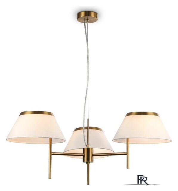 Подвесная люстра Ambrella LH72471/3 BS/WH (латунь/белый) - Изображение №2 — Интернет-магазин ПроЗаказ