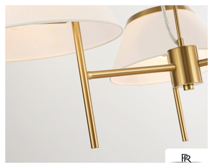Подвесная люстра Ambrella LH72471/3 BS/WH (латунь/белый) - Изображение №5 — Интернет-магазин ПроЗаказ