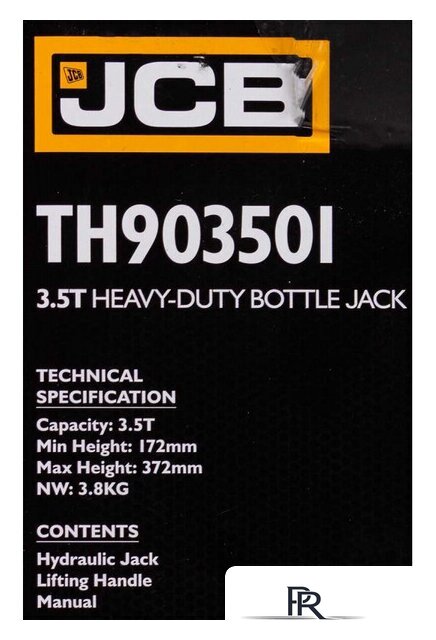 Бутылочный домкрат JCB TH903501 (3.5т) - Изображение №6 — Интернет-магазин ПроЗаказ