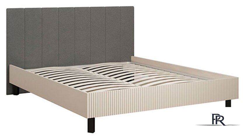Кровать Ангстрем Хилтон спальня ХТ-800.26 исп.22 (Д2, кашемир серый) - Изображение №1 — Интернет-магазин ПроЗаказ
