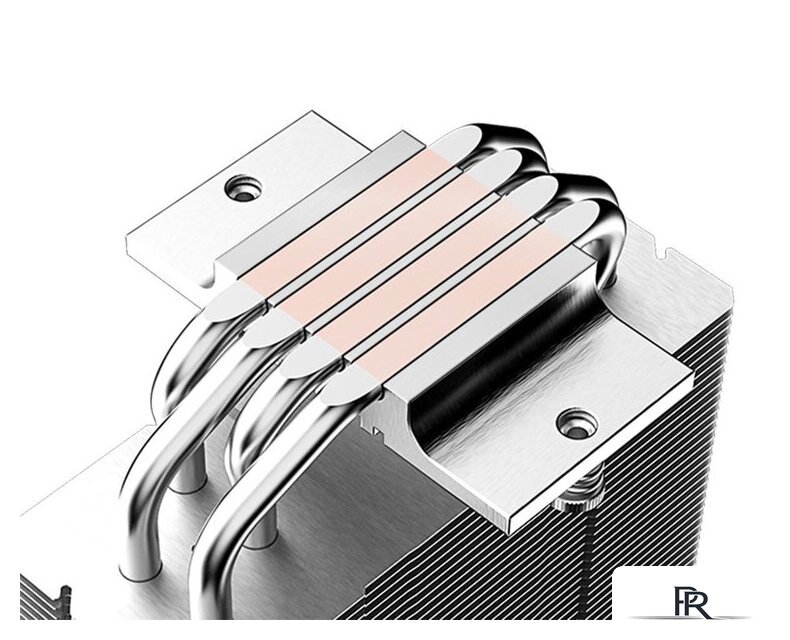 Кулер для процессора ID-Cooling SE-214-XT ARGB WHITE - Изображение №4 — Интернет-магазин ПроЗаказ