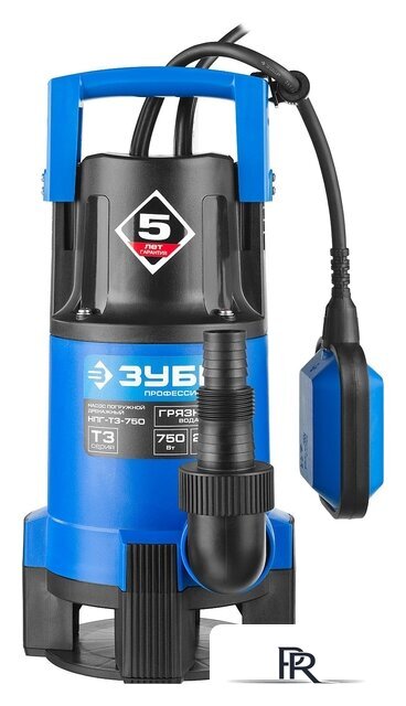 Дренажный насос Зубр НПГ-Т3-750 - Изображение №4 — Интернет-магазин ПроЗаказ