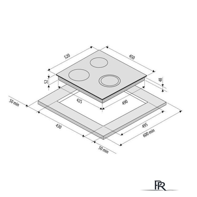 Варочная панель Krona Laurel 45 BL - Изображение №8 — Интернет-магазин ПроЗаказ
