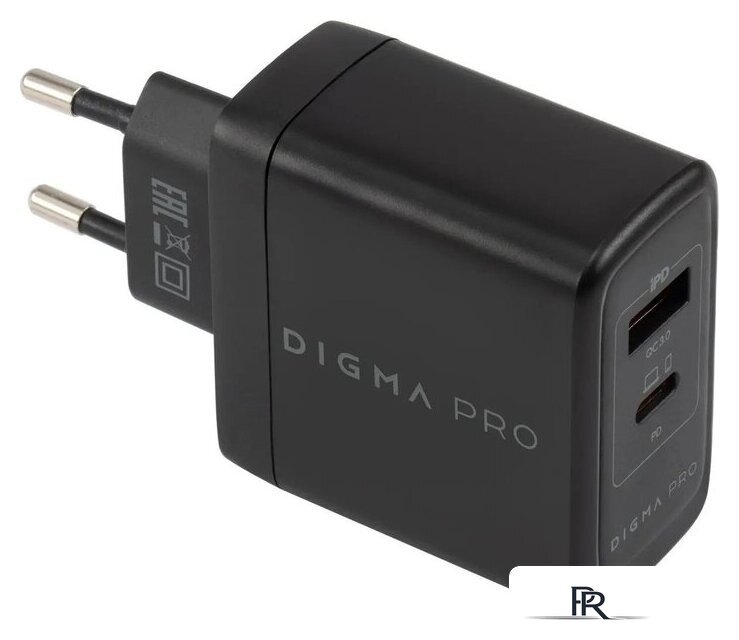 Сетевое зарядное Digma DPW6A (черный) - Изображение №8 — Интернет-магазин ПроЗаказ