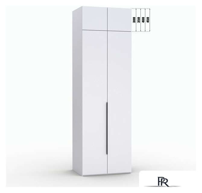 Шкаф распашной Кастанье Модерн ВШ 900.35 (белый) - Изображение №4 — Интернет-магазин ПроЗаказ