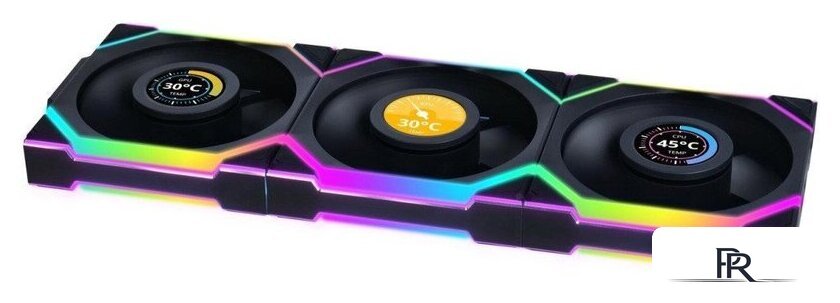 Комплект вентиляторов для корпуса с контроллером Lian Li Uni Fan SL 120 Wireless LCD G99.12SLLCD1W3B.R0 - Изображение №1 — Интернет-магазин ПроЗаказ