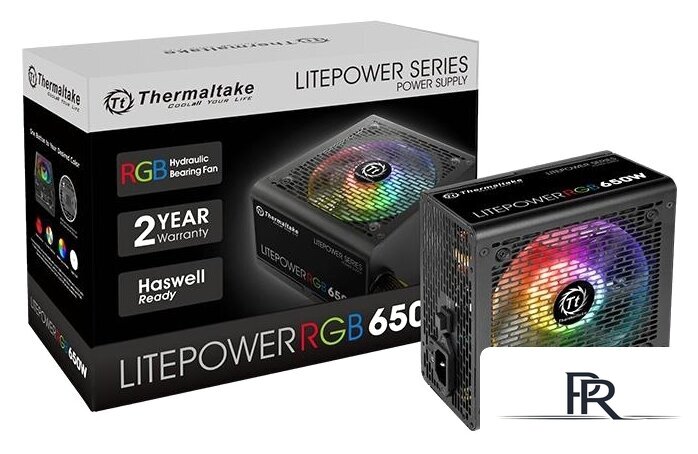 Блок питания Thermaltake Litepower RGB 650W LTP-650AL2NK - Изображение №6 — Интернет-магазин ПроЗаказ