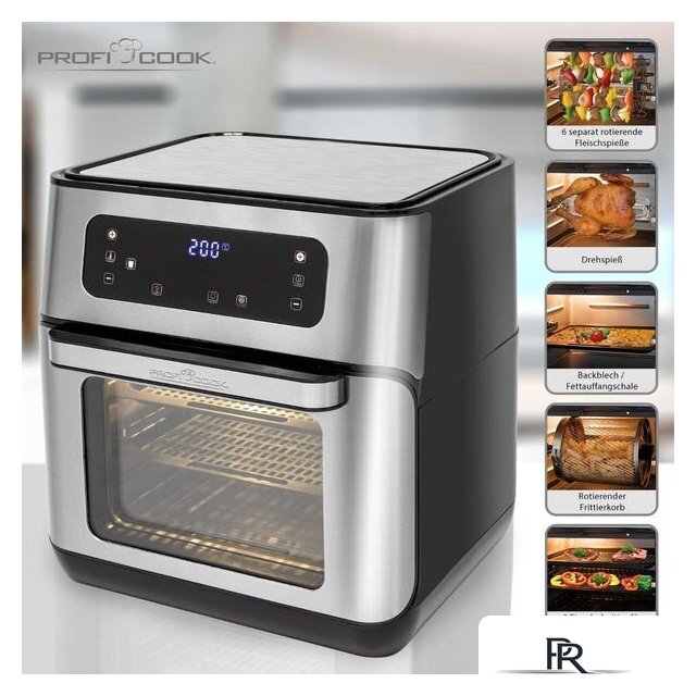 Аэрогриль (аэрофритюрница) ProfiCook PC-FR 1200 H - Изображение №6 — Интернет-магазин ПроЗаказ