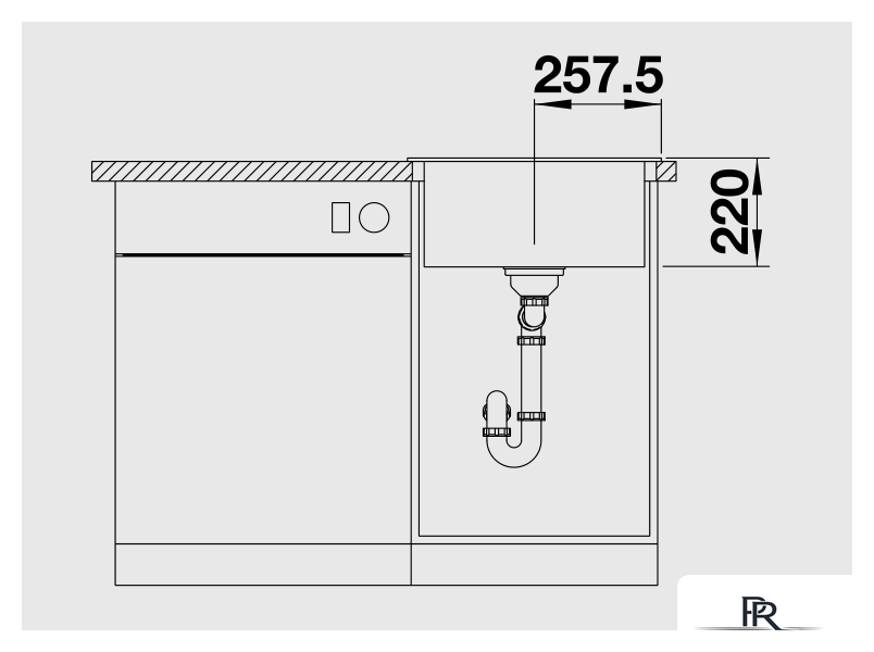Кухонная мойка Blanco Pleon 5 (кофе) [521677] - Изображение №4 — Интернет-магазин ПроЗаказ