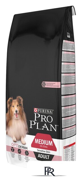Сухой корм для собак Pro Plan Adult Medium Sensitive Skin 14 кг - Изображение №1 — Интернет-магазин ПроЗаказ