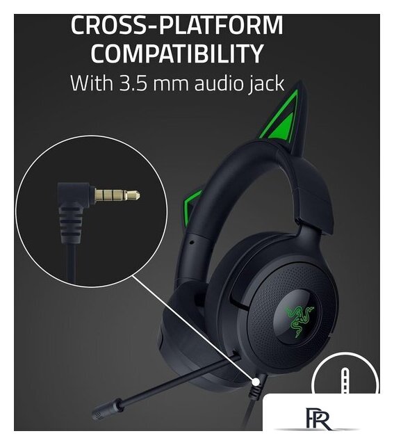 Наушники Razer Kraken Kitty V3 X Pro (черный) - Изображение №9 — Интернет-магазин ПроЗаказ