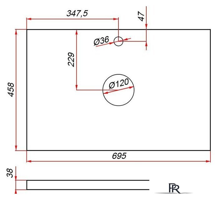  ЗОВ Тумба под умывальник Дион 70 D70LWP0M9003MKV5-HPL38T (туя/белый матовый) - Изображение №5 — Интернет-магазин ПроЗаказ