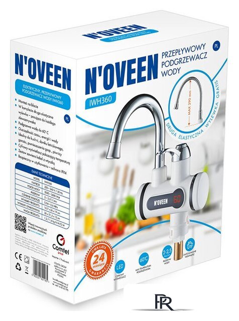 Проточный электрический водонагреватель-кран N'oveen IWH360 - Изображение №4 — Интернет-магазин ПроЗаказ