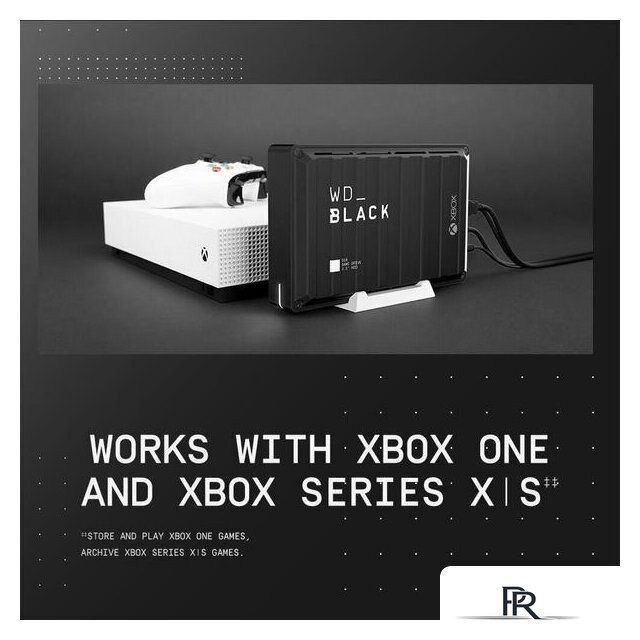 Внешний накопитель WD Black D10 Game Drive for Xbox 12TB WDBA5E0120HBK - Изображение №6 — Интернет-магазин ПроЗаказ
