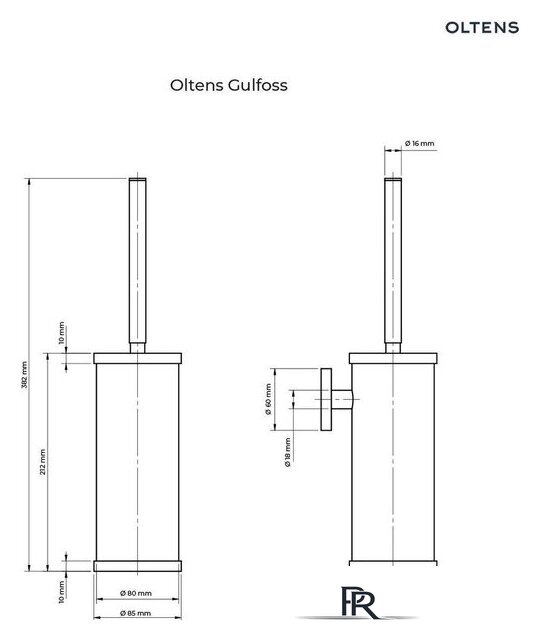 Держатель для ершика Oltens Gulfoss 82100300 - Изображение №1 — Интернет-магазин ПроЗаказ