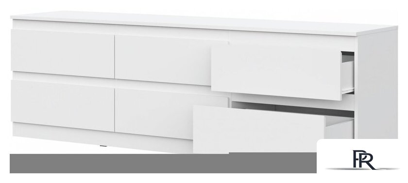 Комод НК-Мебель Stern ТВ-6Я 190 72677770 (белый) - Изображение №2 — Интернет-магазин ПроЗаказ