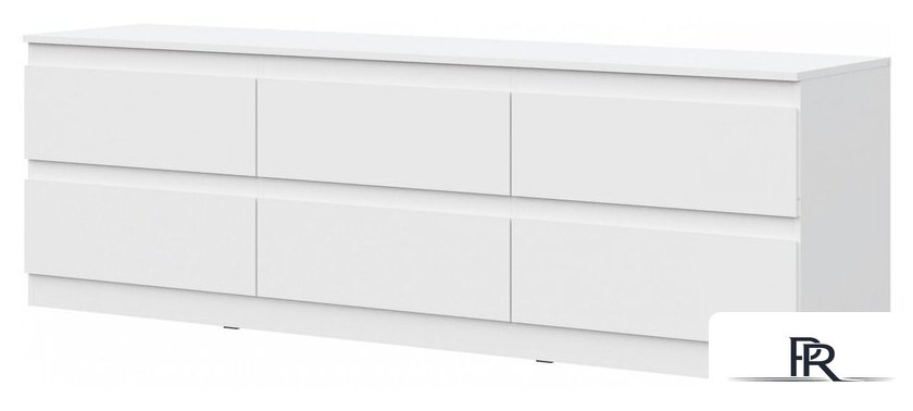 Комод НК-Мебель Stern ТВ-6Я 190 72677770 (белый) - Изображение №1 — Интернет-магазин ПроЗаказ