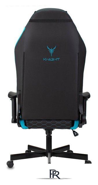 Игровое (геймерское) кресло Knight Neon (черный/голубой) - Изображение №6 — Интернет-магазин ПроЗаказ