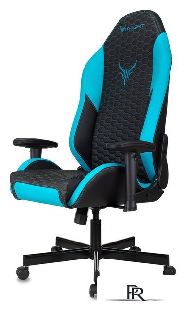 Игровое (геймерское) кресло Knight Neon (черный/голубой) - Изображение №19 — Интернет-магазин ПроЗаказ