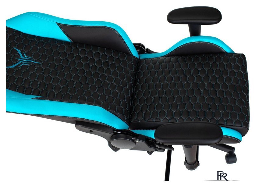 Игровое (геймерское) кресло Knight Neon (черный/голубой) - Изображение №9 — Интернет-магазин ПроЗаказ
