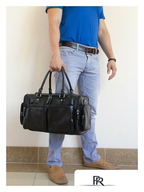 Дорожная сумка Carlo Gattini Classico Bufaloro 4012-01 (черный) - Изображение №8 — Интернет-магазин ПроЗаказ