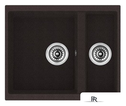 Кухонная мойка Longran Enigma ENG555.460 15 (marone/93) - Изображение №1 — Интернет-магазин ПроЗаказ