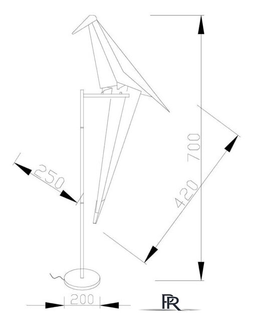 Настольная лампа Moderli Birds V3074-1TL - Изображение №3 — Интернет-магазин ПроЗаказ