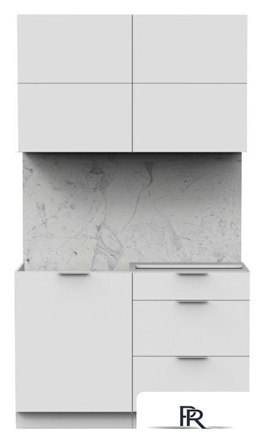 Готовая кухня Интермебель Микс Топ-31 1.2м без столешницы (белый премиум) - Изображение №1 — Интернет-магазин ПроЗаказ