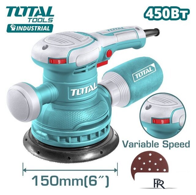 Эксцентриковая шлифмашина Total TF2061506 - Изображение №1 — Интернет-магазин ПроЗаказ