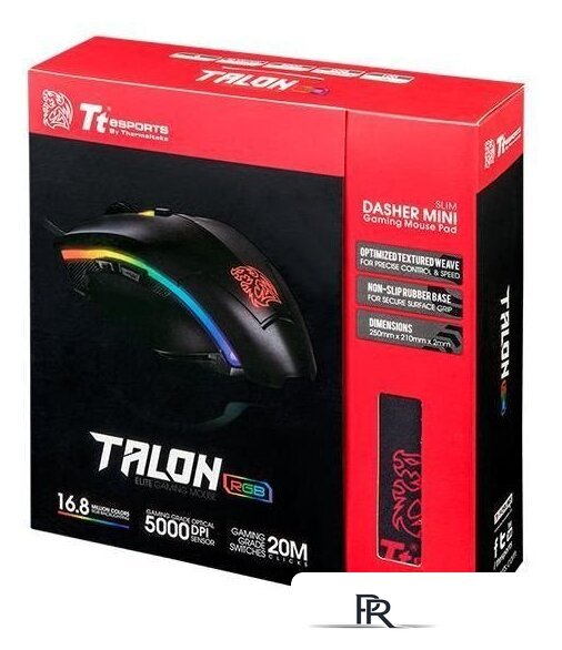 Игровая мышь Thermaltake Talon Elite RGB MO-TER-WDOTBK-01 - Изображение №7 — Интернет-магазин ПроЗаказ