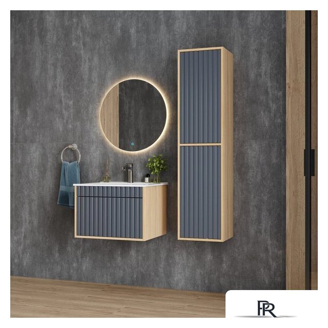  Onika Шкаф-полупенал Дайлер 35 403569 (графит/дуб сонома) - Изображение №5 — Интернет-магазин ПроЗаказ