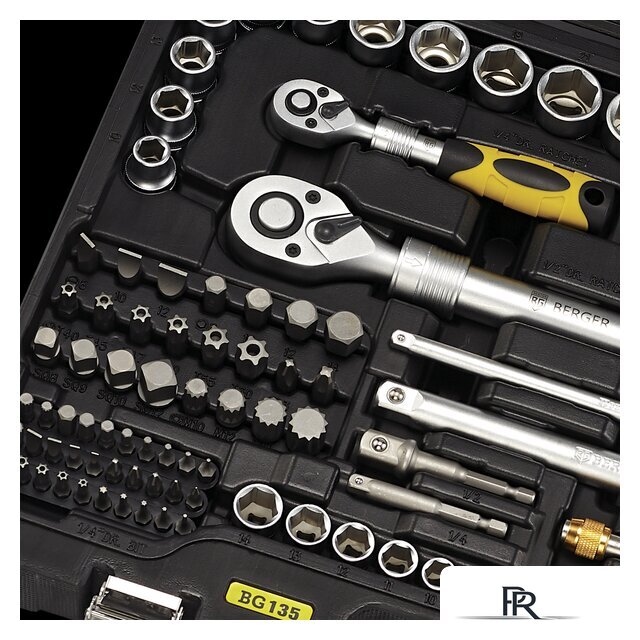 Универсальный набор инструментов Berger BG135-1214 (135 предметов) - Изображение №4 — Интернет-магазин ПроЗаказ