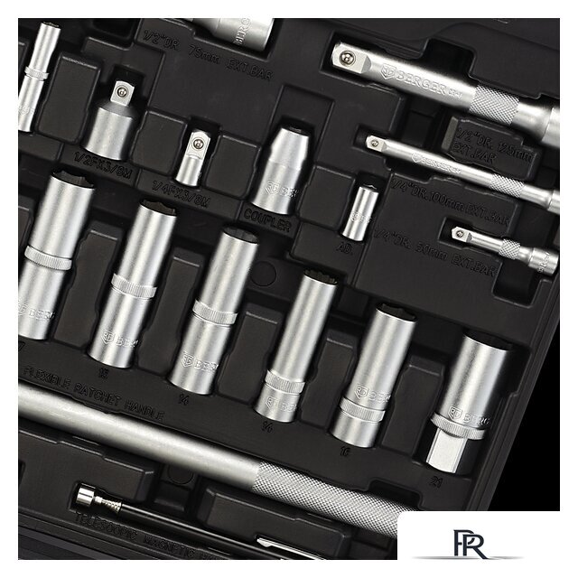 Универсальный набор инструментов Berger BG135-1214 (135 предметов) - Изображение №7 — Интернет-магазин ПроЗаказ