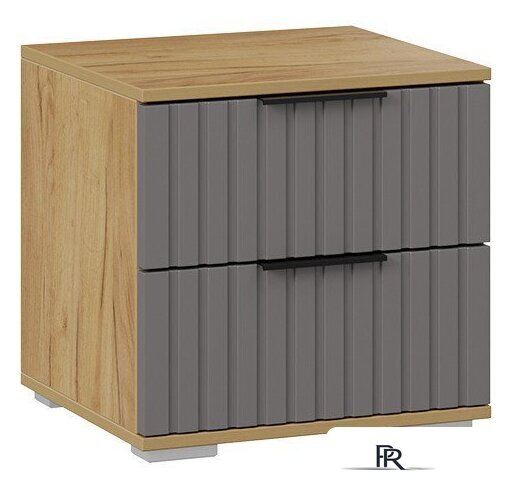 Тумба Трия Хилтон (дуб крафт золотой/графит матовый) - Изображение №1 — Интернет-магазин ПроЗаказ